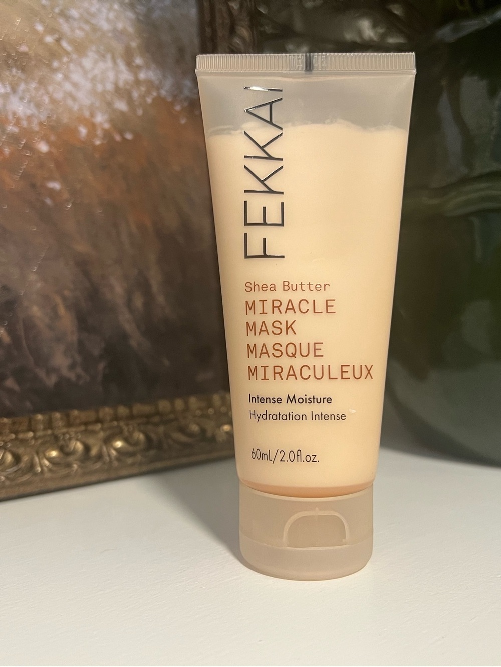 FEKKAI Shea Butter Miracle Mask - Peach/Cream Hydrating Hair Treatment